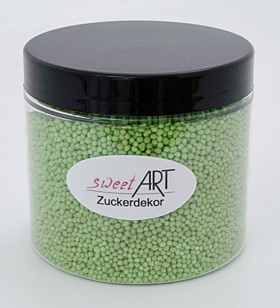 Sugar pearls mini glitter green 40 g at sweetART-01